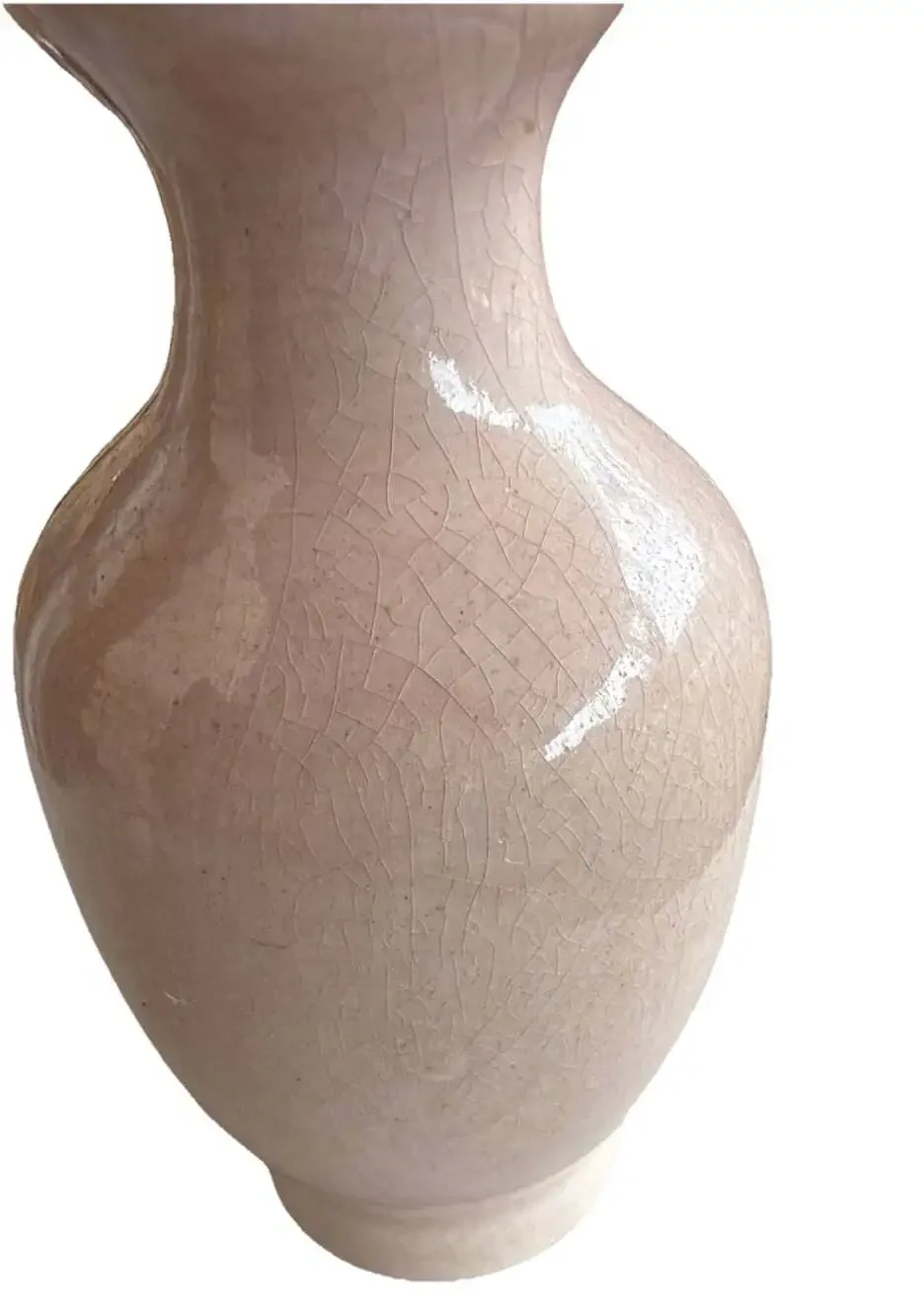 Vintage Pink Victorian Bud Vase Tea Rose Crackle Glaze Mini Unique Rare4.5”